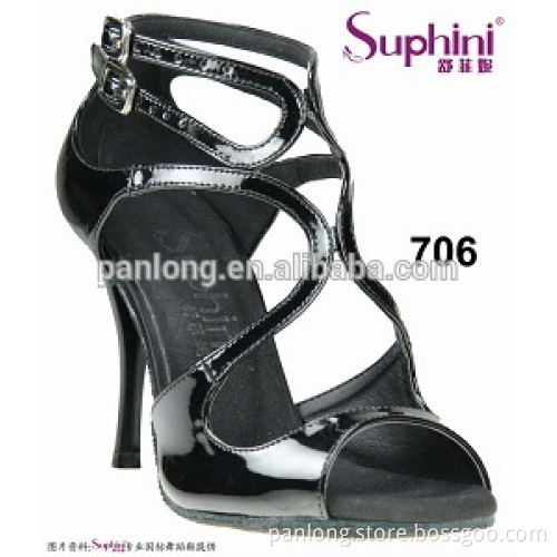 Suphini New Arrival Dance Woman Shoes Big Crystal Tango Dance Shoes